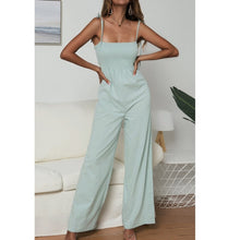 Load image into Gallery viewer, 2019 MAXIORILL New Women Sunflower Dot Print Jumpsuit Sleeveless Clubwear Wide Leg Pant Spot Outfit Wholesale T3
